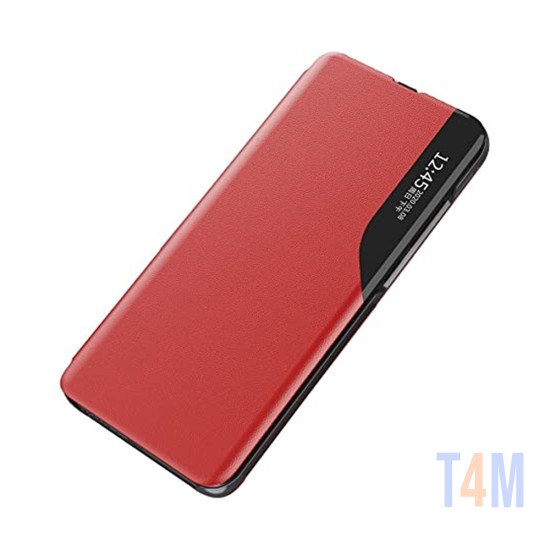 Smart View Flip Cover for Xiaomi Redmi A1 Plus Red